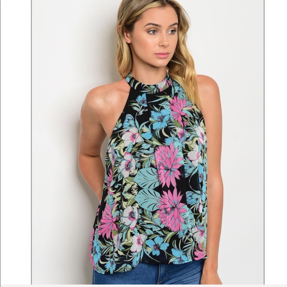Floral Chiffon Top